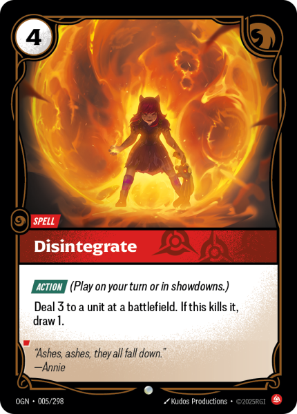 Disintegrate OGN-005/298