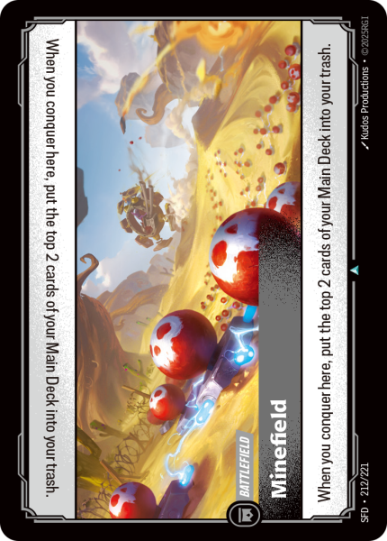 Minefield SFD-212/221