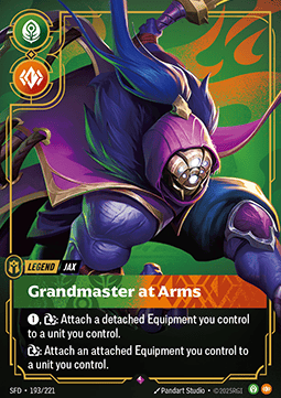 Jax, Grandmaster at Arms SFD-193/221