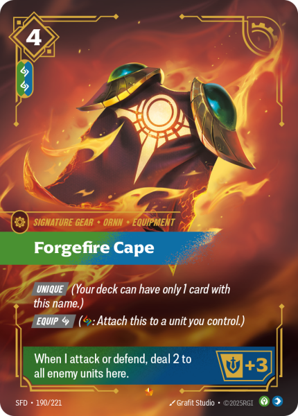 Forgefire Cape SFD-190/221