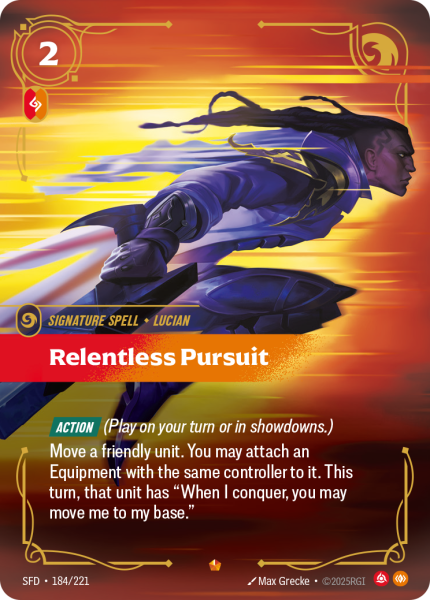 Relentless Pursuit SFD-184/221