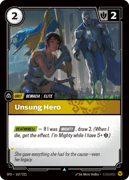 Unsung Hero SFD-167/221