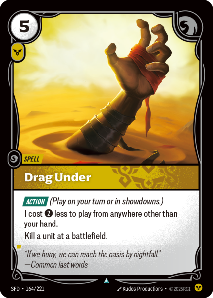 Drag Under SFD-164/221