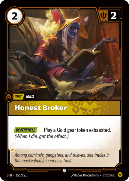 Honest Broker SFD-155/221