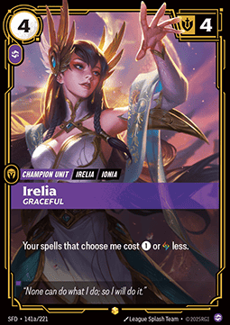 Irelia, Graceful SFD-141a/221
