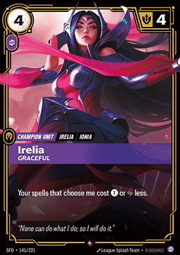 Irelia, Graceful SFD-141/221