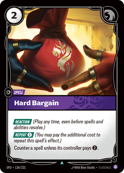 Hard Bargain SFD-136/221