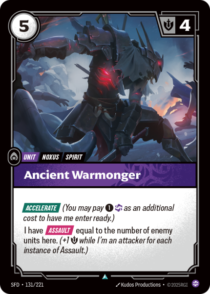 Ancient Warmonger SFD-131/221