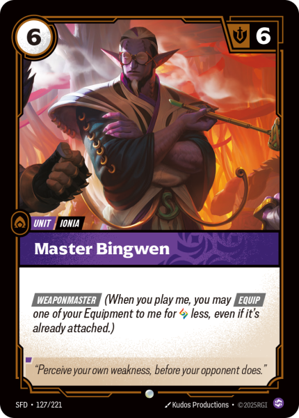 Master Bingwen SFD-127/221