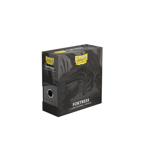 DS Fortress - 2-Card Drawers Vertical - Black