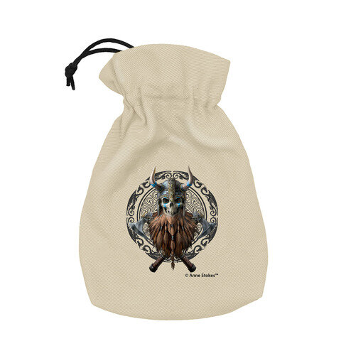 Anne Stokes Dice Pouch: Viking Skull