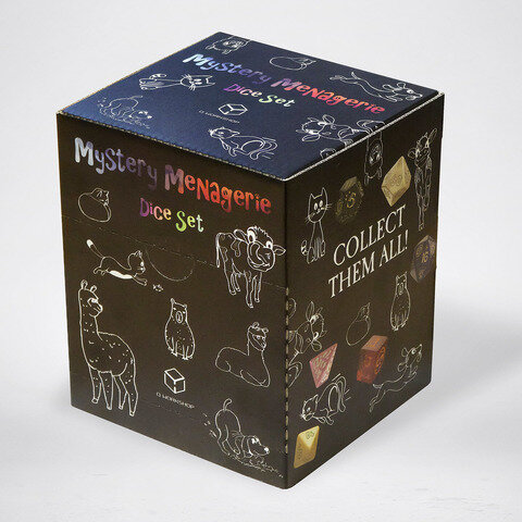 Box of 12 Mystery Menagerie Dice Sets