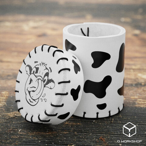 Cow Leather Dice Cup
