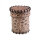 Skull Beige Leather Dice Cup