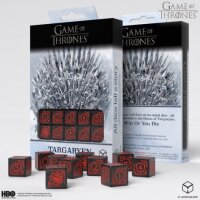 Game of Thrones. Targaryen 10xD6 Dice Set.