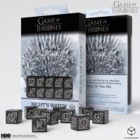 Game of Thrones. Nights Watch 10xD6 Dice Set.