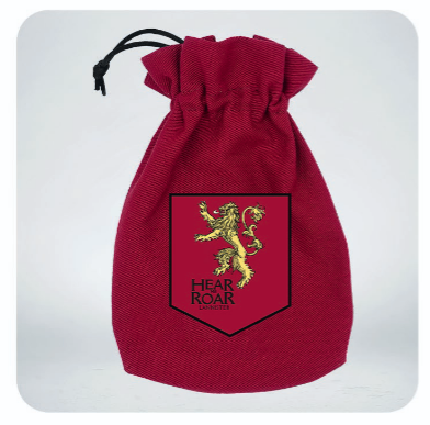 Game of Thrones. Lannister Dice Pouch.