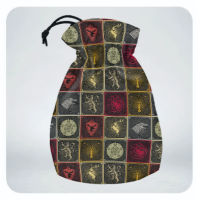 Game of Thrones. The Sigils Pattern Dice Pouch.