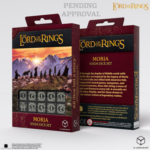 The Lord of the Rings: Moria 10xD6 Dice Set