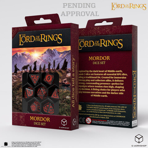 The Lord of the Rings: Mordor Dice Set