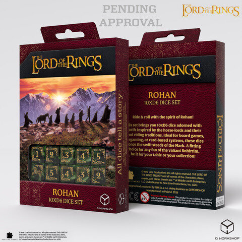 The Lord of the Rings: Rohan 10xD6 Dice Set