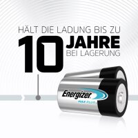 ENERGIZER® Max Plus Alkaline Batterie D-Mono MN1300 LR20 20er Tray