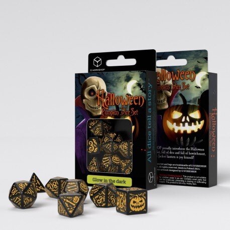 Halloween Pumpkin - Jack O&rsquo;Lantern Dice Set