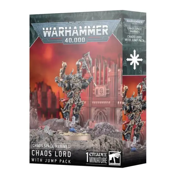 Warhammer 40.000: Chaoslord mit Sprungmodul der Chaos Space Marines